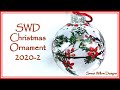 How to Dot Paint #083 - SWD Christmas Ornament 2020-2 @Sweet Willow Designs #dotmandala #dotart