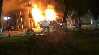 Incendio en un supermercado en Alvear, Corrientes