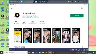 How to Install Snack Video on PC or Laptop || Snack Video Laptop Me Kaise Chalaye screenshot 3