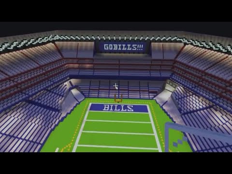 "It's just unbelievable": Depew middle schoolers design Bills Stadium with Minecraft