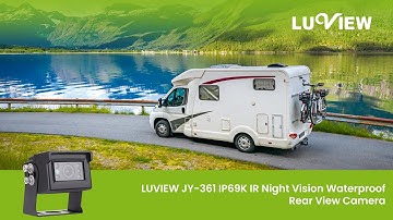 LUVIEW JY-361 IP69K IR night vision waterproof rear view camera