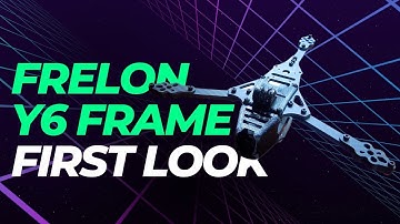 6 MOTORS in a Drone?! | A Quick Look At The Frelon Y6 Frame