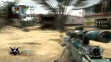 CoD Black Ops || Quick Scoping 6 man Kill Feed