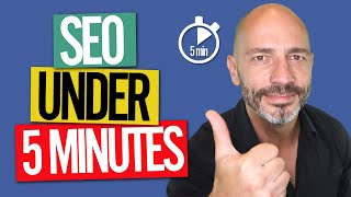SEO in Under 5 Mins a Day for High Google Rankings in 2022