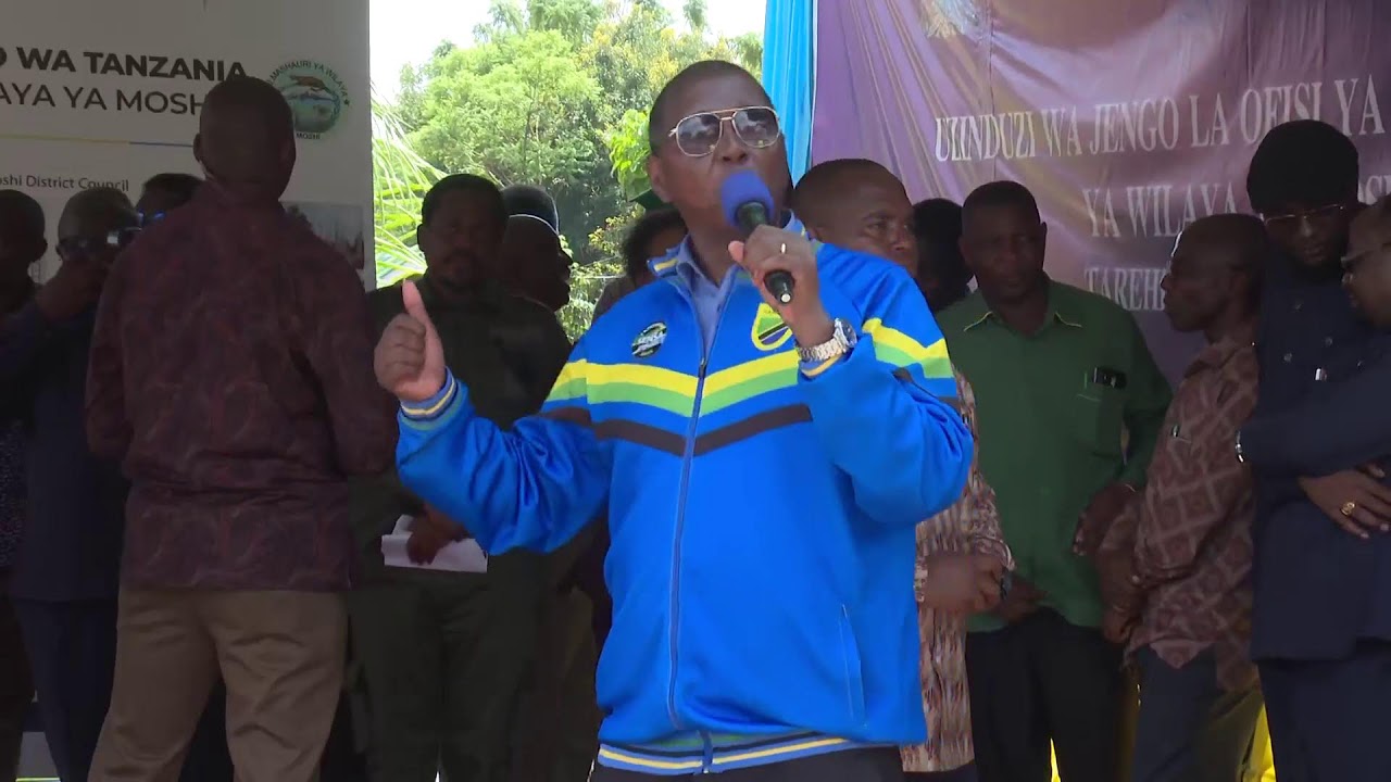 UZINDUZI WA JENGO LA HALMASHAURI YA WILAYA YA MOSHI