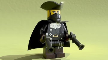 Lego Highwayman (Series 17) Showcase Animation