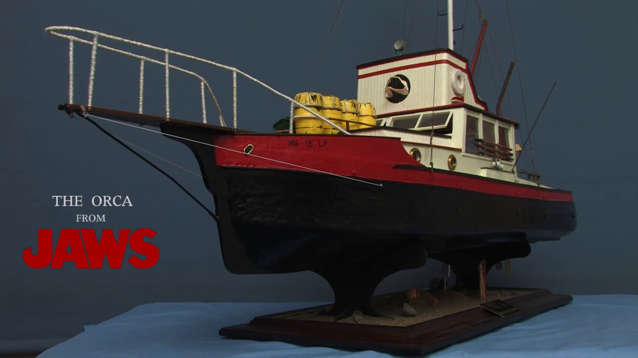 MODEL ORCA BOAT FROM JAWS. - YouTube
