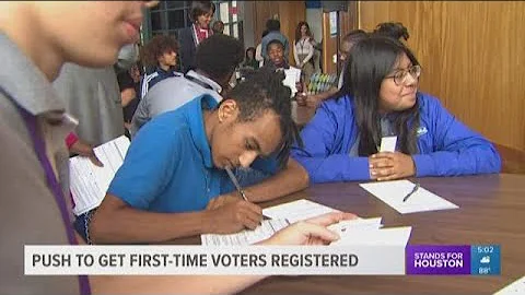 Push to get first-time voters registered