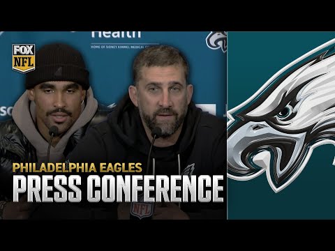 Eagles' HC Nick Sirianni & QB Jalen Hurts on 24-20 loss to Rams 🏈 Postgame Press Conference