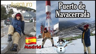 Navacerrada☃️ |aventura sobre Nieve |Madrid 🇪🇸España 2020