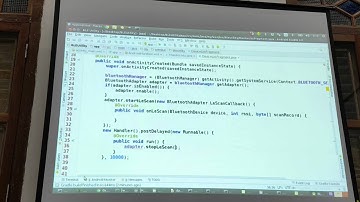 Android Studio - Complete Android Apps Tutorial – Bluetooth Low Energy BLE- Day 30 - 9.59