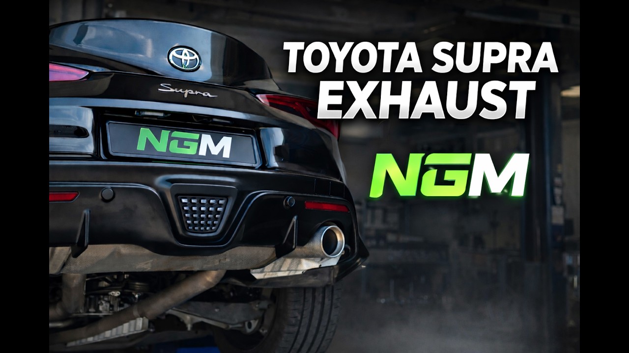 TOYOTA SUPRA WITH HJS DOWNPIPE & NGM EXHAUST | NGM