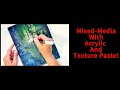 When Artwork Fights BACK! #artdemo #mixedmedia #abstractart #texture #liquitex