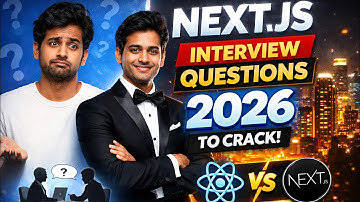 Next.js Interview Questions You MUST Know (2026 Edition)