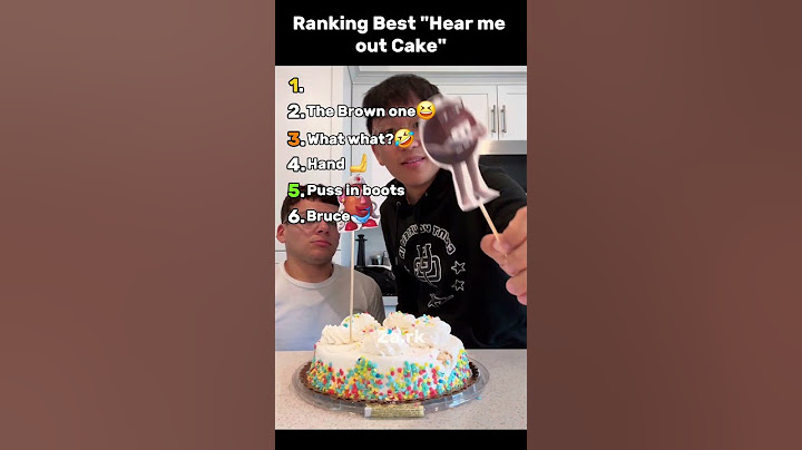 Ranking Best Hear me out Cake🤣
