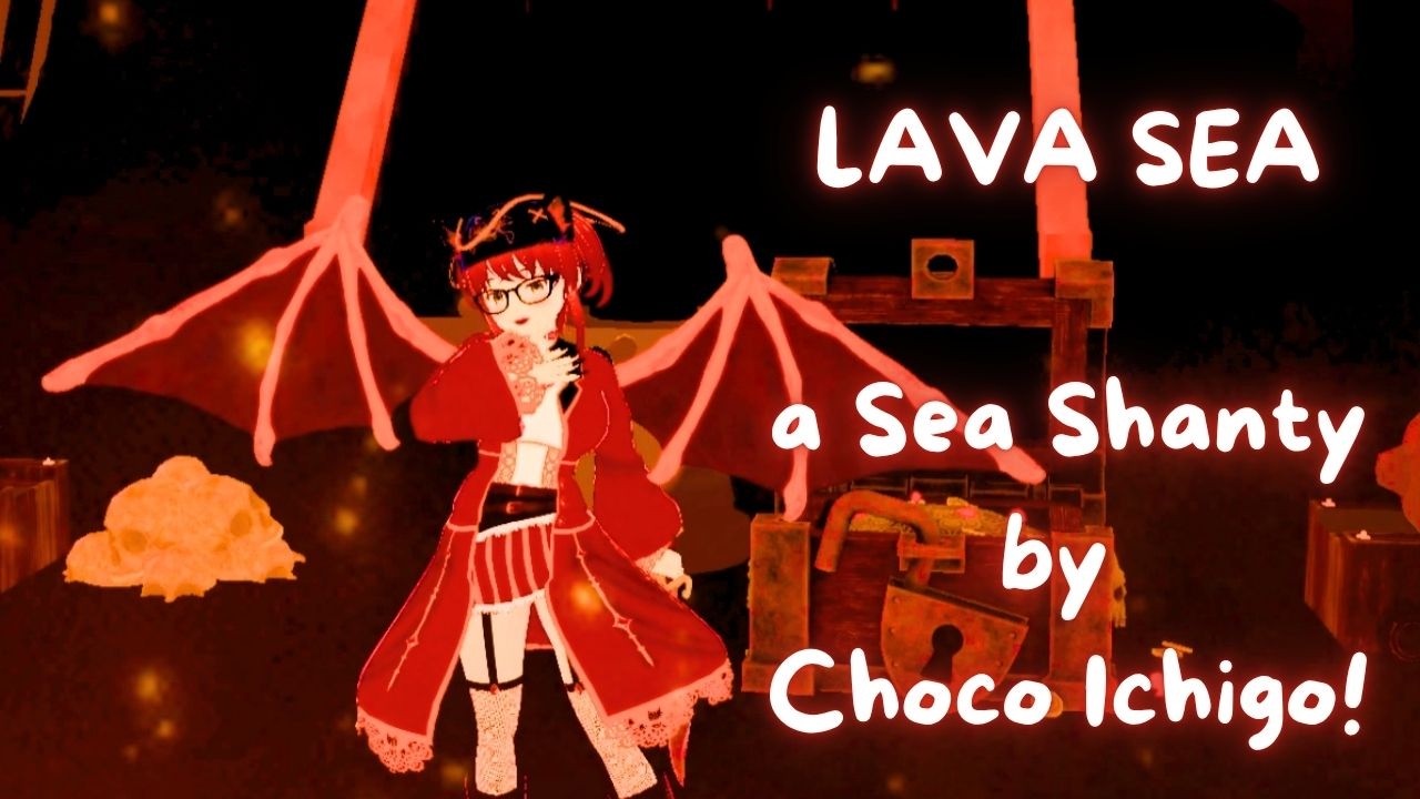 🏴‍☠️ LAVA SEA - Vtuber Model Outfit Reveal! - Sea Shanty