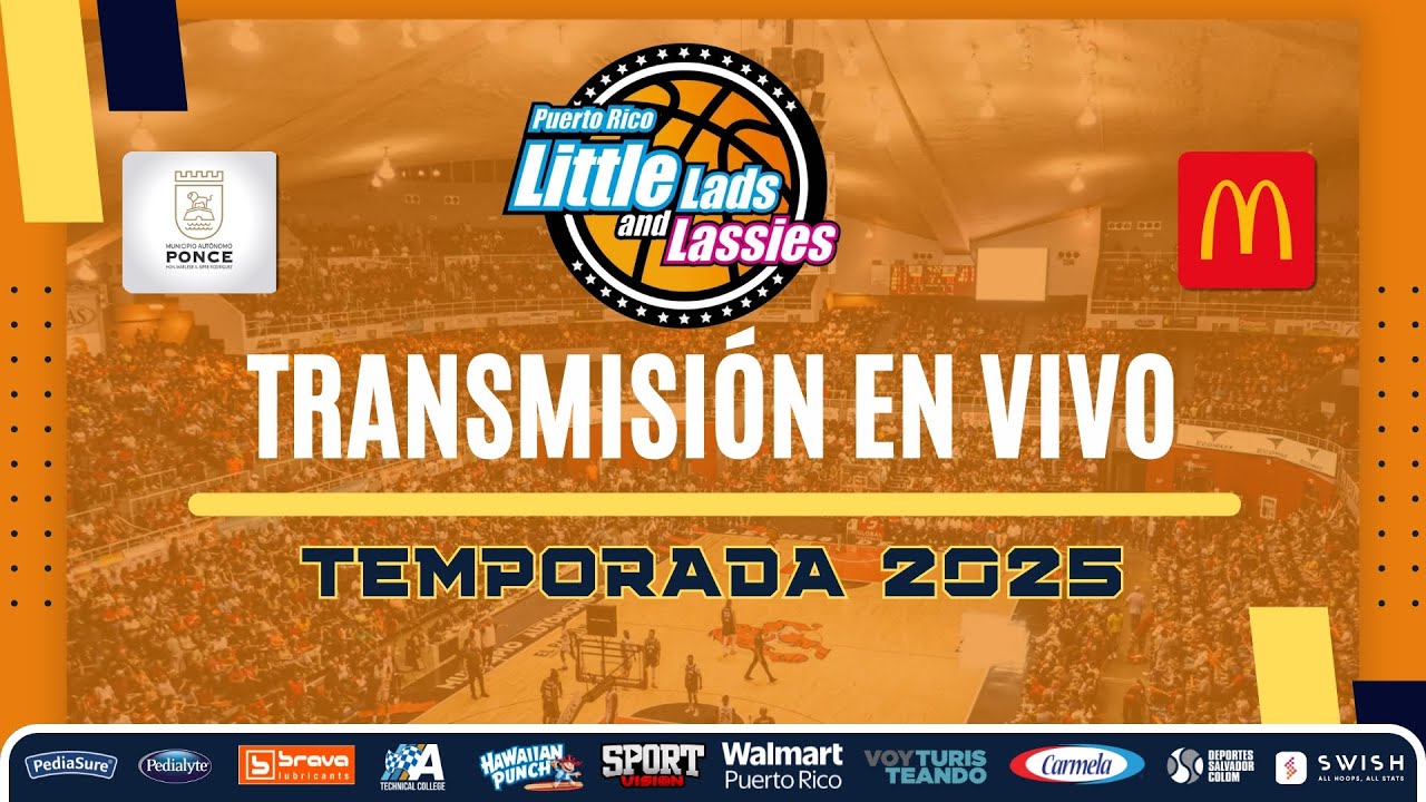 🎥PR Little Lads & Lassies🏀 Cat. 12 años Div. 1 Lads: Ponce United A 🆚 Ponce YMCA A.