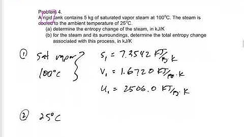 Thermodynamics - Test 3 review - entropy change