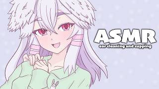 【3DIO ASMR】cleaning your ears with your head in my lap :3