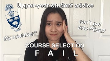 UofT 101: COURSE SELECTION MISTAKES, how to avoid choosing the WRONG course?