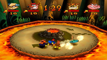 Crash Bash Walkthrough: Part 41 - Dantes Dash