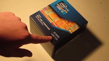 Unboxing the Intel Core i3 3225 CPU