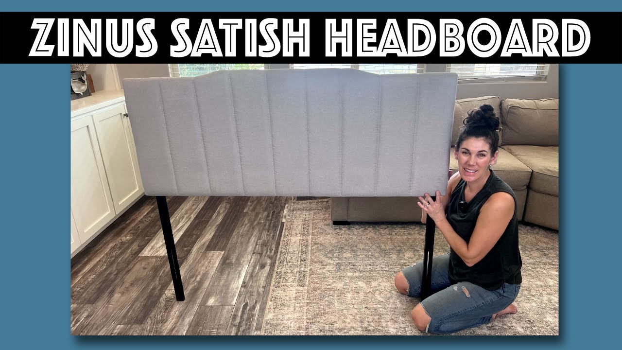Zinus Satish Upholstered Channel Headboard Review
