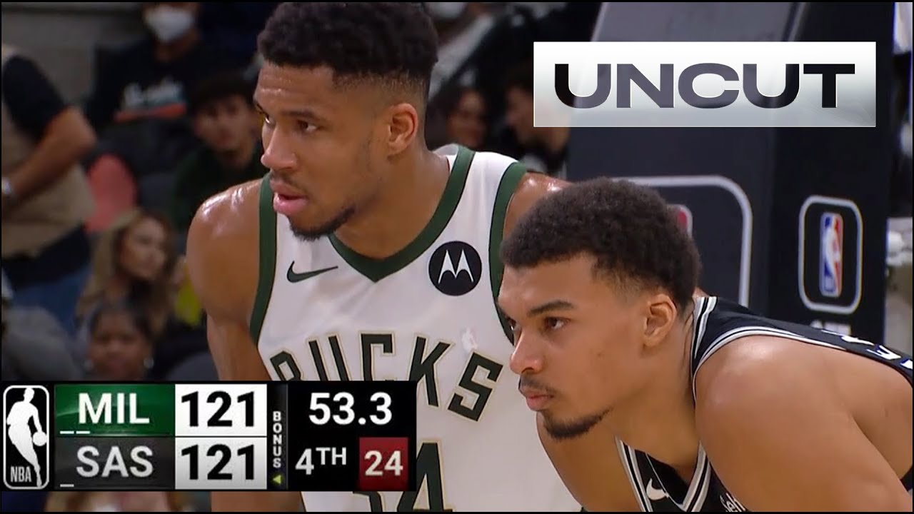 Final 441 Bucks vs Spurs INSTANT CLASSIC UNCUT 👀🔥 January 4, 2024