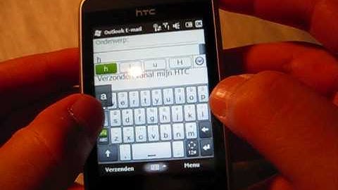 HTC Touch2 Virtual Keyboard demo