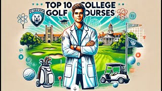 Top 10 Home College Golf Courses
