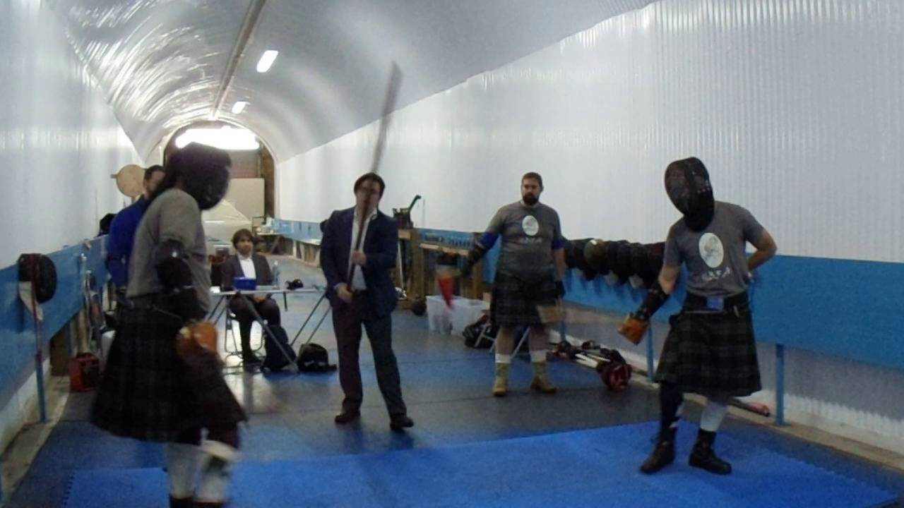 Academy of Historical Arts (AHA) Glasgow Broadsword Tournament 2016 - 3rd Video