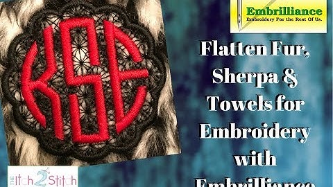 Flattening High Pile Fabric with Embrilliance