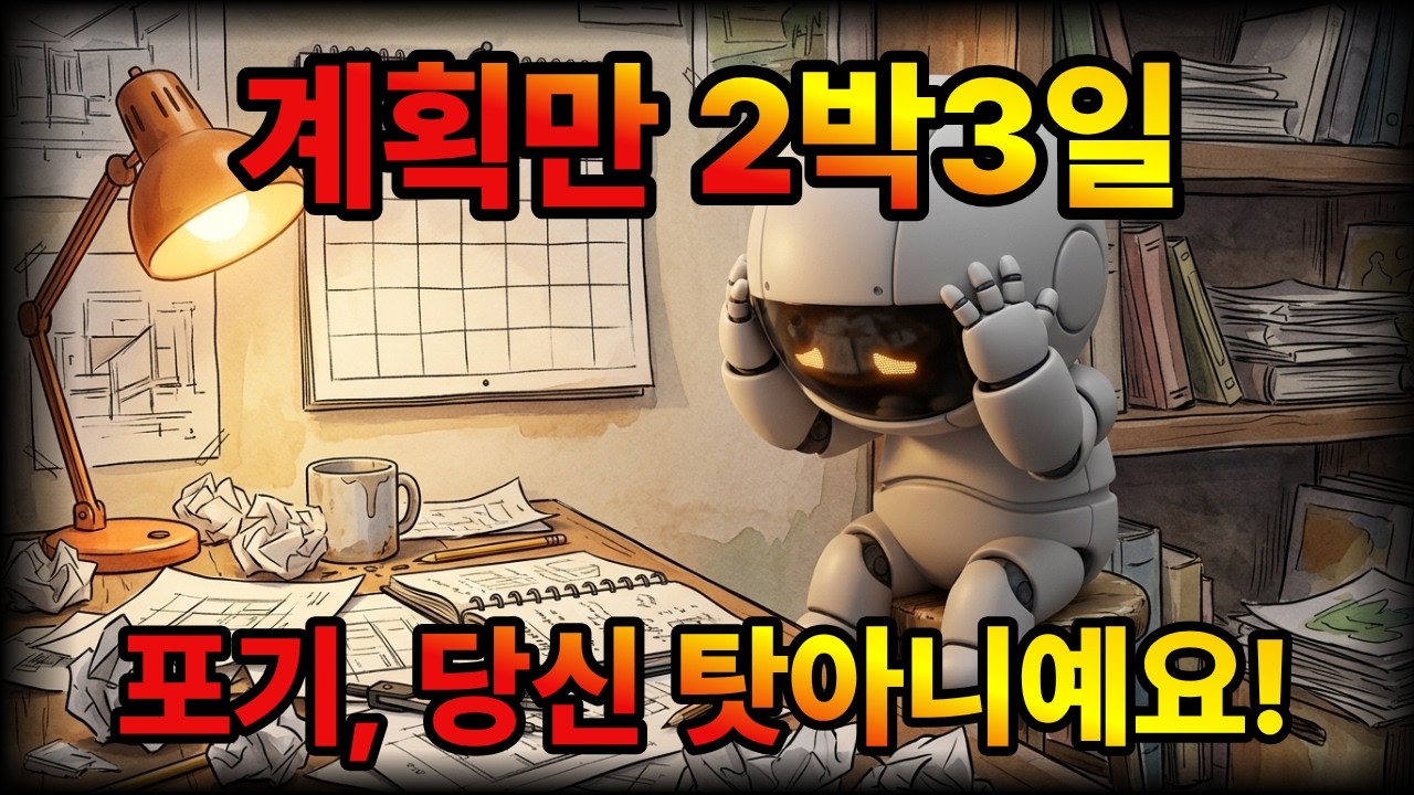 계획을 세워도 실행 못하는 심리학적 이유 5가지(작심삼일 원인과 해결법)