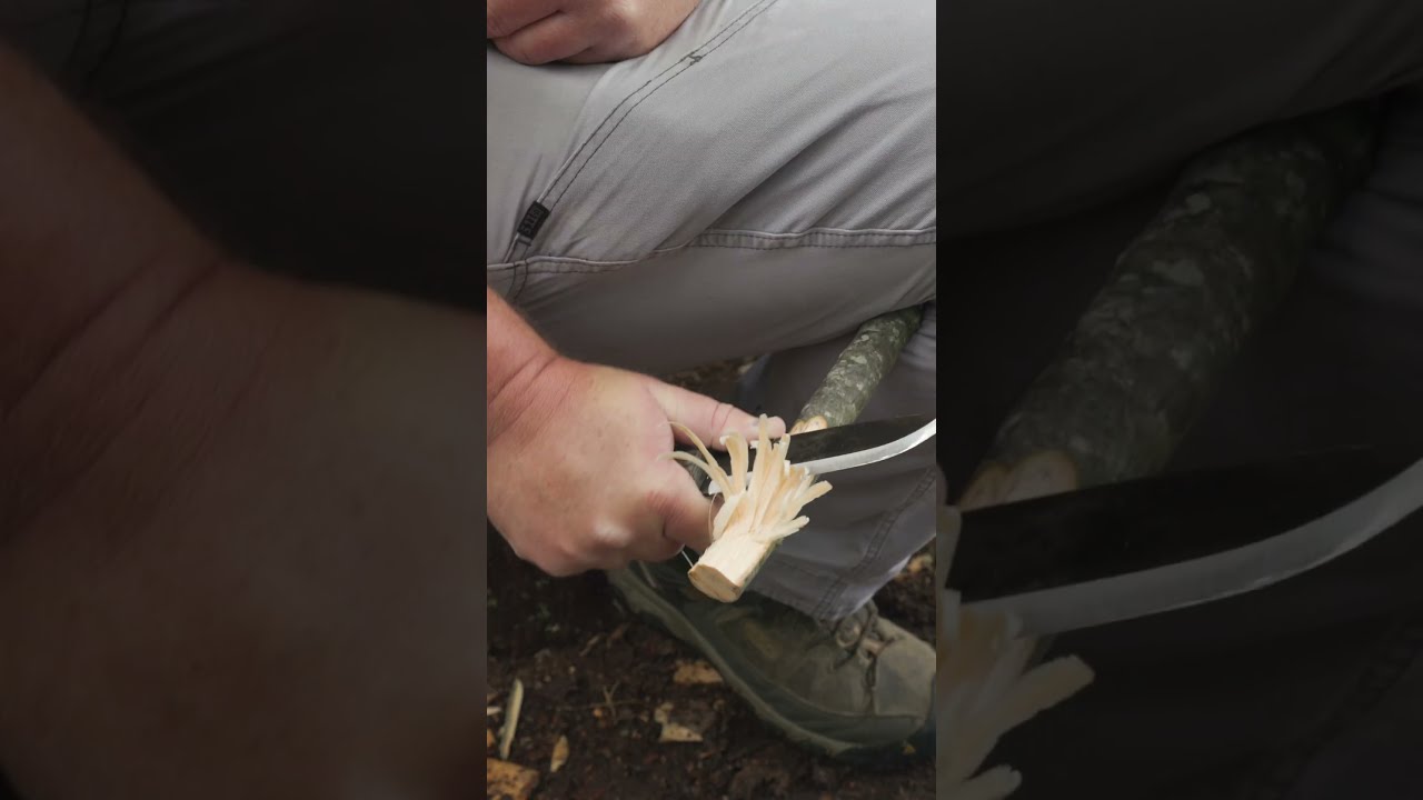 SIMPLE Tip To Start A Fire With ONE Arm Survival Bushcraft Camping