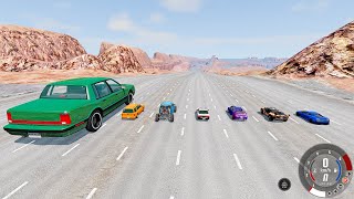 รวมรถซิ่ง วิ่งข้ามสะพานขาด! BeamNG.drive