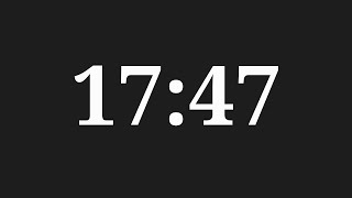 17 Minutes 47 Seconds Countdown Timer