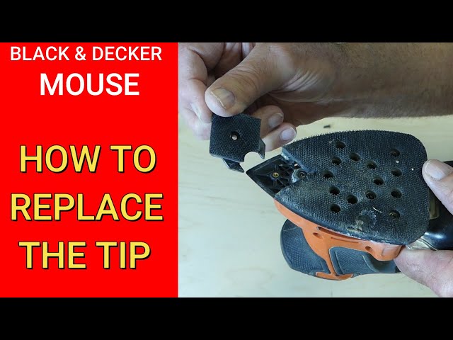 Black & Decker Detail Palm Mouse Sander Platen Base Pad Assembly Bdm55  Bew230K - N583809
