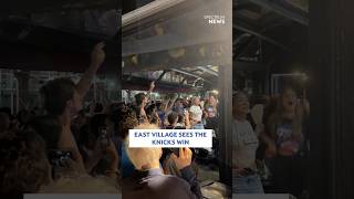 Watch the moment the East Village sees the Knicks win the NBA championship