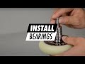Skatepro  how to install bearings without special tools