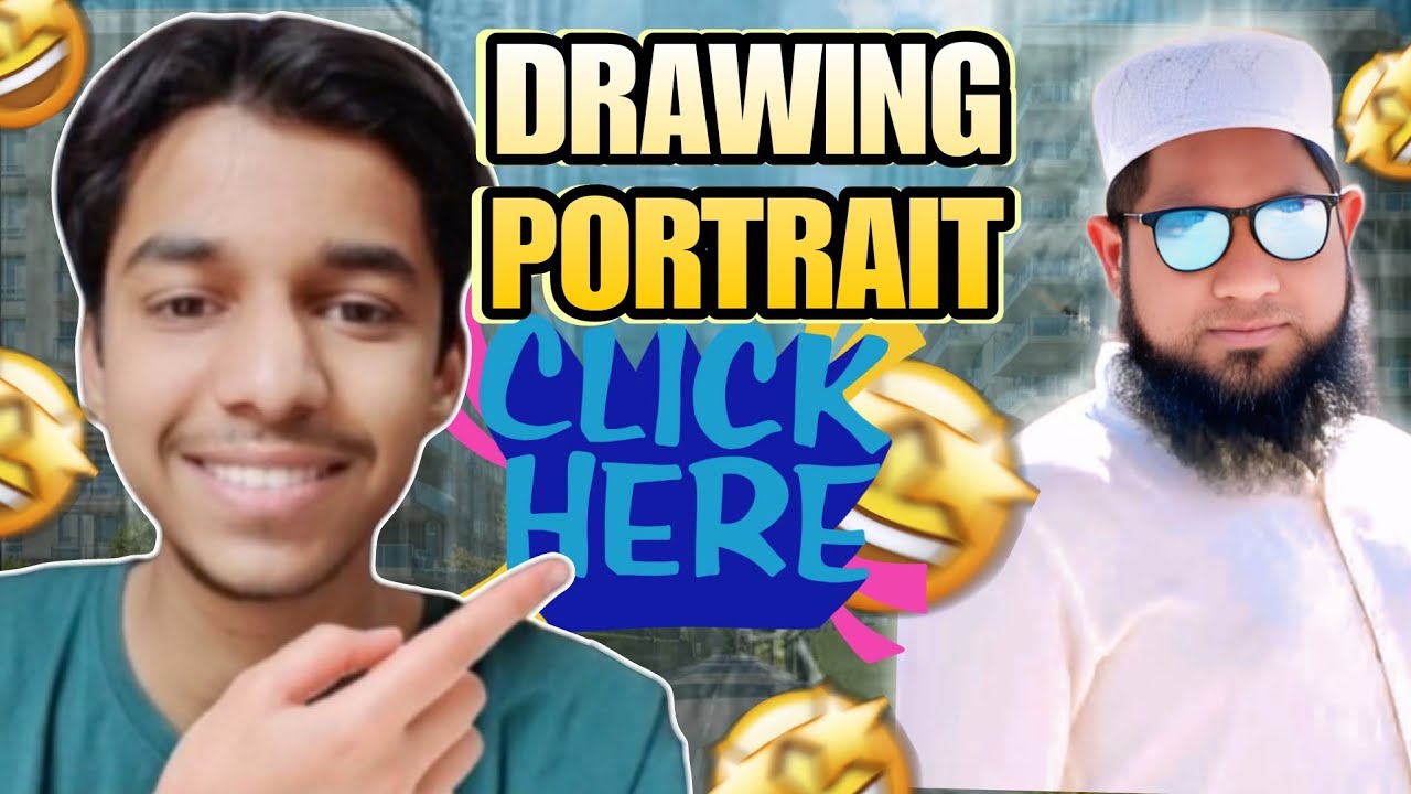 Draw To Portrait Pencil Work and Drawing & Sketching Make 🙂✨