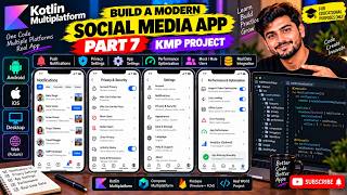 Build Social Media App with Kotlin Multiplatform | KMP Part 7 🔥