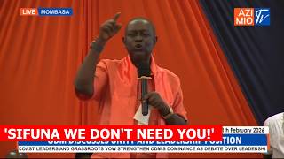 Listen To Oburu Oginga Speech In Mombasa After Firing Sifuna As Odm Sg