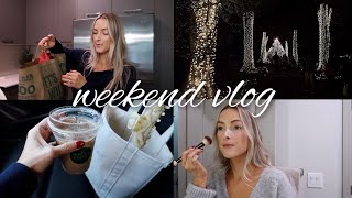 costco & whole foods haul, getting ready finishing touches, christmas lights, meal prepping + more!