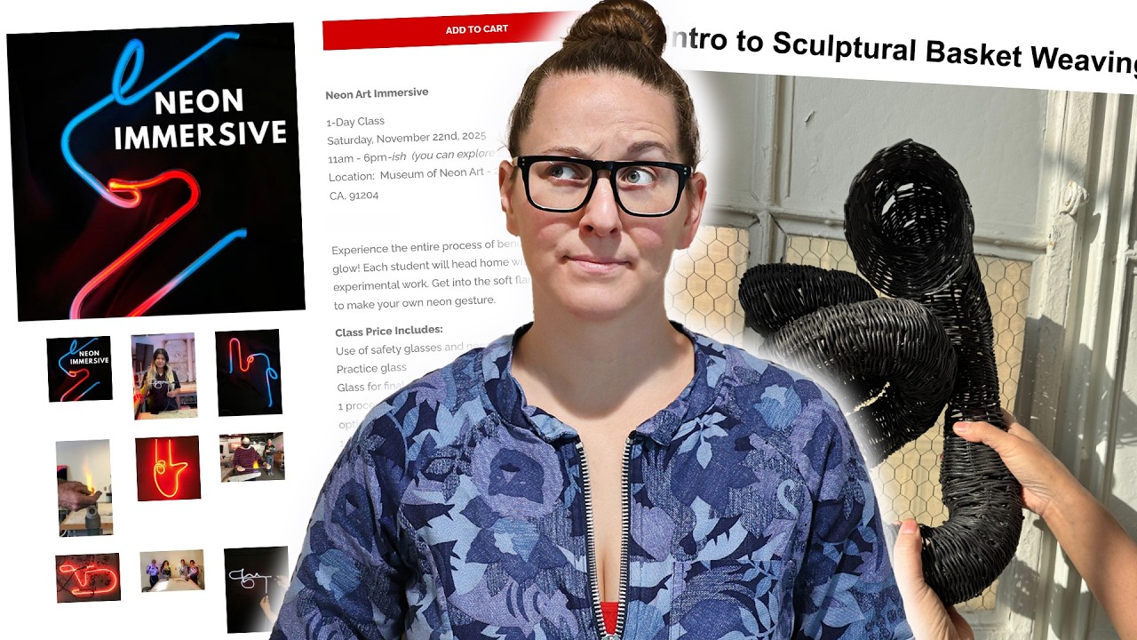 I Tried the Weirdest Art Classes in LA