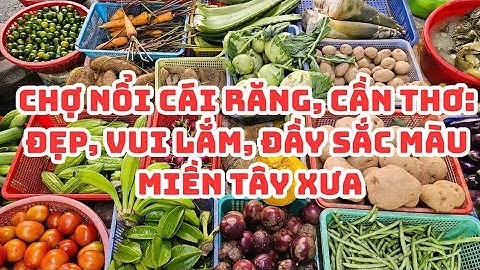 CHỢ NỔI CÁI RĂNG, Cần Thơ: Đẹp, vui lắm, Đầy sắc màu - Miền tây xưa