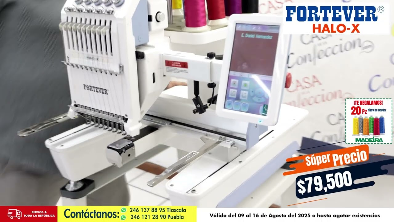BORDADORA SEMI-INDUSTRIAL HALO-X 