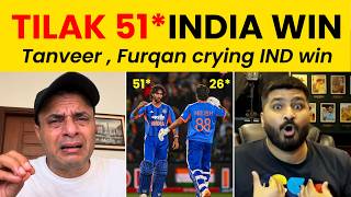 IND WIN Tanveer Ahmed Crying, IND Beat NZ, Tilak Varma 51 | Pak Media Crying | IND vs NZ