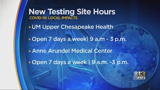 Drive-Thru COVID-19 Testing Center Opens In Baltimore To Meet High Demand