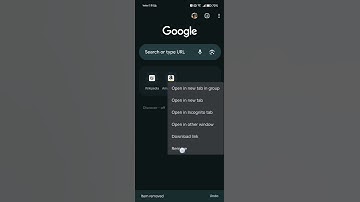 Empty New Tab in Chrome (Android)