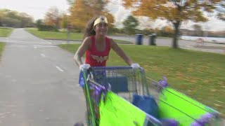 Survivor runs marathon to raise awareness of domestic violence